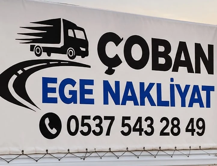 Çoban Ege Nakliyat araç üzeri marka